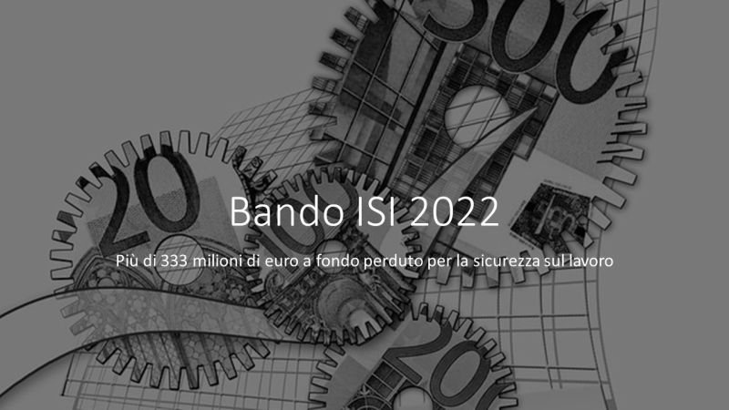 Bando isi 2022 sicurezza sul lavoro